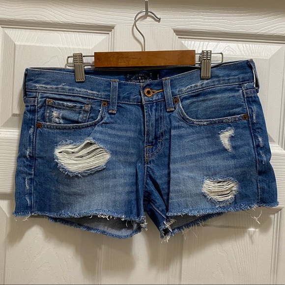 Lucky Brand Pants - Lucky Brand Denim Distressed Shorts